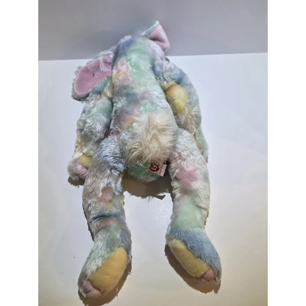 Ty Classic Twitcher 2001 Pastel Tie-Dye Bunny Plush 16” Tylux Retired Gift NWT